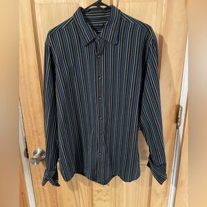 Structure XL Men’s Striped Button-Up Shirt. 
17-17 1/2
100% Cotton NBW